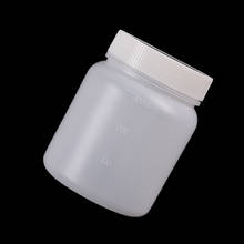 Caja de almacenamiento de productos químicos de laboratorio, botella de boca ancha de plástico blanco, 300mL 2024 - compra barato