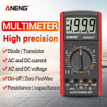 ANENG AN9205A+ LCD Display 1999 Counts Digital Multimeter Portable AC / DC Voltmeter Ammeter Resistance Tester 2024 - buy cheap