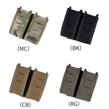 Tactical Black 9mm Double Pouch Bag Vest Molle Bag with Molle Clip Straps 3353 2024 - buy cheap