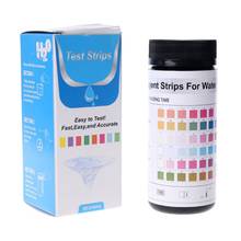 50pcs Water Test Strips 6in1 pH Nitrite Alkalinity Chlorine Hardness Test Paper 2024 - buy cheap