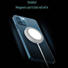 Магнитное Беспроводное зарядное устройство 15 Вт для IPhone 12/Mini/12 Pro Max, зарядное устройство 15 Вт, док-станция для быстрой зарядки для Xiaomi, Быстрое беспроводное зарядное устройство 2024 - купить недорого