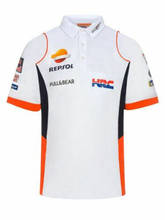 Summer breathable shirt 2020 Hrc Racing Motorcycle Polo Shirt For Honda Repsol Moto GP Team White Polo Shirt Motorbike T-shirt 2024 - buy cheap