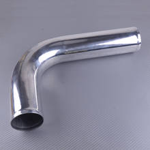 Tubulação de liga de alumínio dwcx 3 polegadas/76mm, acessório de carro para tubulação do intercooler turbo de 90 graus em liga de alumínio 2024 - compre barato