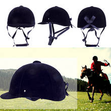 Дышащий бархатный шлем для верховой езды, защитный шлем для верховой езды, спортивные шлемы, спортивная одежда 2024 - купить недорого