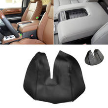 Funda de cuero suave para reposabrazos, cubierta embellecedora para asiento de Banco de Toyota Tundra 2014, 2015, 2016, 2017, 2018, 2019 2024 - compra barato