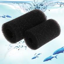 Filtro esponja aquário 5 peças, capa protetora para entrada de tanque de peixes l4mb espuma preta 2024 - compre barato