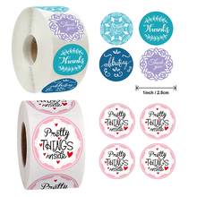 500pcs Creative Thank You Pretty Things Inside Label Sticker DIY Decoration Stationery Stickers 2024 - buy cheap