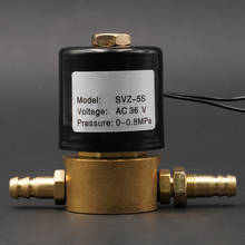 Válvula Solenoide de SVZ-5, 220v, 36v, 24v, orificio de 5mm, válvula bidireccional de dos posiciones, máquina de soldadura de arco de argón VZCT 2024 - compra barato