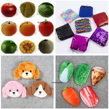 Little 8cm - 20cm Plush Coin Bag , Small Plush Key chain KEY Wallet Pocket , Coin BAG Pouch 2024 - buy cheap