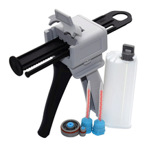 50ml AB Epoxy Glue Gun Applicator 10:1 Glue Adhensive Caulking Gun with Mixing Nozzle and 50ml 10:1 Empty Dual-Barrel Cartridge 2024 - buy cheap