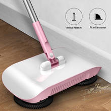 Stainless Steel Sweeping Machine Hand Push Broom Dustpan Automatic Sweeper 360° Rotatable Handle Household Cleaning + Mop 2024 - buy cheap
