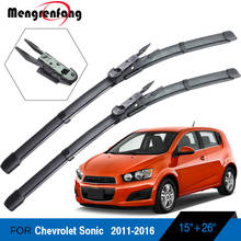 For Chevrolet Sonic Car Front Windscreen Wiper Soft Rubber Wiper Blades Pinch Tab Arms 2011 2012 2013 2014 2015 2016 2024 - buy cheap
