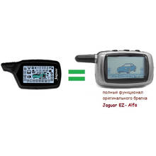 Chaveiro versão russa de ez-alpha para sistema de alarme de segurança automotivo remoto em dois sentidos, para jaguar, ez-alpha lcd 2024 - compre barato