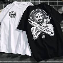 В стиле «хип-хоп», футболка для мужчин футболки со смешным Фараона Отпечатано с забавным принтом летняя крутая футболка с коротким рукавом Повседневная одежда размера плюс уличная топы 2024 - купить недорого