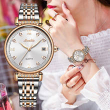SUNKTA 2022 Woman Watches Rose Gold Top Brand Luxury Watch Women Quartz Waterproof Women's Wristwatch Ladies Girls Watch Clock 2024 - buy cheap