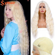 Sylhair 30'' Wigs Lace Front Wigs Wavy Wigs 613 Wigs Wave Lace Front Synthetic Wigs For Women 2024 - buy cheap