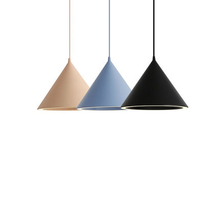 Modern Led Pendant Light Fixture With Aluminum Lampshade For Diningroom Cafe Bar Restaurant Nordic Cone Hanging Lamp Lampadario 2024 - buy cheap