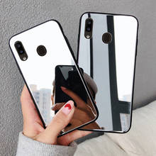 Funda de silicona con espejo para HUAWEI Nova 5i Mate 30 Lite HONOR 9X 20 Lite 10i 9 10 Lite 7A 8A 7C 8C 7X 8X 8S, cubierta de TPU suave chapada 2024 - compra barato