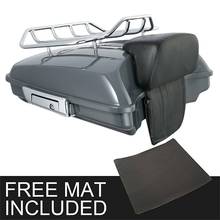 Motorcycle 5.5" Razor Pack Trunk Luggage Rack Pad For Harley Tour Pak Touring Road King Street Glide Road Glide 2014-2020 2024 - buy cheap