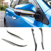 For Toyota RAV4 2014 2015 2016 2017 2018 Car Body ABS Chrome Back Rear View Rearview Side Mirror Cover Sticks Trim Frame Lamp 2024 - buy cheap