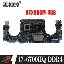 GL502VY Motherboard For Asus ROG GL502VY laptop Motherboard Mainboard GTX980M-4GB i7-6700HQ DDR4 2024 - buy cheap