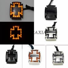 Motorcycle Tail Light Choppers Cross LED Rear License Plate Tail Brake Stop turn Light For Most Dual Sport/Dirt Bikes Quads 2024 - buy cheap