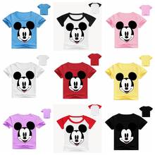 New Summer Cartoon Mickey Print Baby Boys T Shirt Kids Clothes Children Short Sleeved T-Shirts Girl Cotton Cartoon Top Tee 2-12Y 2024 - buy cheap