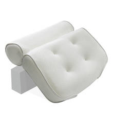 3D сетка ванная ванна Подушка спинка подголовник на присосках подушка для ванны Товары для ванной комнаты 2024 - купить недорого