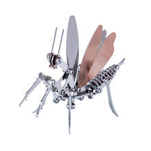 3d metal mecânico montado modelo artesanal artesanato casa decoração modelo coleção brinquedo educativo-mantis modelo kit (acabado) 2024 - compre barato