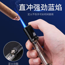 Honest Gas Turbine Lighter Visible Gas Butane Torch Lighter Direct Spray Blue Flame Men's Cigar Cigarette Accessories 2024 - buy cheap