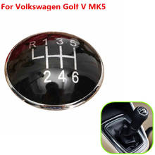 5 Speed 6 Speed Black Gear Knob Emblem Badge Cap Fit For Volkswagen Golf V MK5 2003-2009 2024 - buy cheap