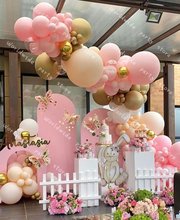 Balões de pele do macaron rosa, faça você mesmo, globos, látex, brinquedos, festa de aniversário, casamento, chá de bebê, kit de arco, decoração dourada 2024 - compre barato