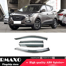 Visera de plástico para ventana de Hyundai IX35, protector Deflector para lluvia y sol, 4 unids/set por juego, 2009-2017 2024 - compra barato