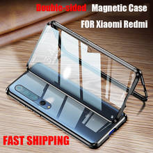 360 Magnetic Metal Adsorption Case For Xiaomi Redmi 10X K30 K20 Note 9 8 7 9S Pro 8T For Xiaomi 10 CC9 Note 10 9T Pro 9 A3 Cover 2024 - buy cheap