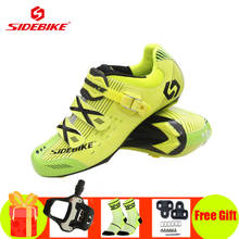 SIDEBIKE Road cycling shoes breathable self-locking riding bike shoes add pedals Wear-resistant Athletic racing bicycle shoes 2024 - buy cheap