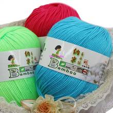 Knitted Baby DIY Hand 50g 6ply Cashmere Sweater Supersoft Crochet Colorful Knitting Scarf Craft  Yarn Handcraft Wool babycare 2024 - buy cheap