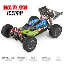 WLtoys 1:14 144001 2.4GHz RC Car 4WD Radio Control Car Metal Chassis Shaft Shock Absober Off-road Car Model Toys RTR Car 2024 - buy cheap