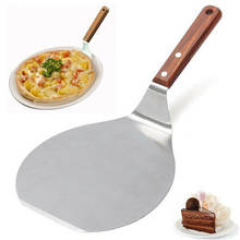Stainless Steel Pizza Peel Paddle Hanging Hole Cake Shovel Cheese Cutter Round Spatula Lifter Non Stick Chef Pastry Baking Tool 2024 - buy cheap
