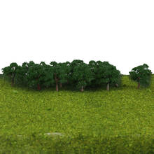 25pcs Model Tree 4cm Green Train Railroad Architecture Diorama Z Scale for DIY Crafts or Building Models 2024 - buy cheap