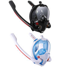 Underwater Scuba Anti Fog Full Face Diving Mask Swimming Mask Double Breathing Tube Snorkeling Scuba Diving Face Goggles 2024 - buy cheap