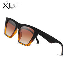 Xiu óculos de sol feminino marca cateyes, óculos vintage retrô fashion para mulheres estilo verão uv400 2024 - compre barato