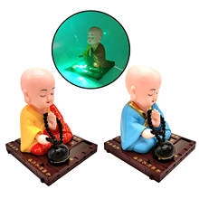 Буддийский монах Solar Pal президент-Танцующая игрушка на солнечной энергии-стол для автомобиля 2024 - купить недорого