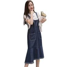 Summer Style Oversized 5XL Jeans Dress Women Sleeveless Casual Plus Size Denim Dresses Streetwear Strap Sundress Robe Femme A427 2024 - buy cheap