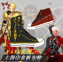 Saber cos Fate/stay night shoes canvas fashion comfortable shoes casual men women college anime cartoon students high help 2024 - buy cheap