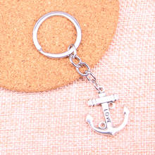 20pcs anchor Keychain 30*25mm Pendants Car Key Chain Ring Holder Keyring Souvenir Jewelry Gift 2024 - buy cheap