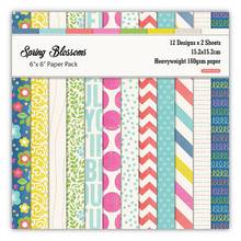 Spring blassoms style Scrapbooking paper pack of 24 sheets handmade craft paper craft Background pad 1137 2024 - buy cheap