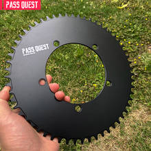 PASS QUEST 130BCD road bike closed disc monolithic 58T bicycle chain / sprocket SRAM crank RED APEX 3550 2024 - buy cheap