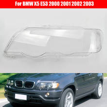 Lente de faro delantero de coche, cubierta de carcasa automática, para BMW X5, E53, 2000, 2001, 2002, 2003 2024 - compra barato