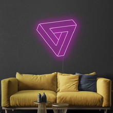 Custom Infinity Triangle Led Flex Transparent Acrylic Neon Sign Light Wall Hanging  for Home Room Bedroom 2024 - buy cheap
