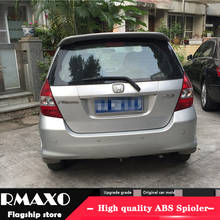 For HONDA FIT Spoiler 2004-2007 JAZZ High Quality  ABS Material Car Rear Wing Primer Color Rear Spoiler 2024 - buy cheap